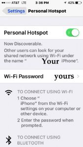 An iPhone hotspot can be utilized to access Genesis Chiropractic Software.