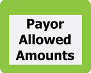 insurance company payor allowed amounts